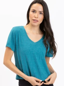 Ada Triblend V-Neck Tee