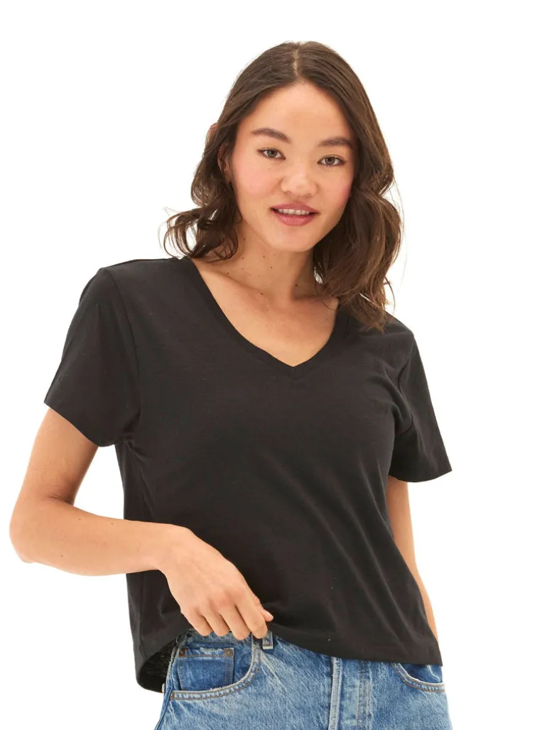 Ada Triblend V-Neck Tee
