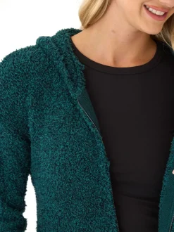 Anita Cozy Boucle Full Zip Sweater Hoodie