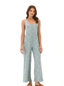 Ayesha Marble Rib Twist Jumpsuit
