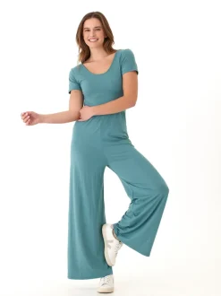 Cori Luxe Jersey Short Sleeve Jumpsuit