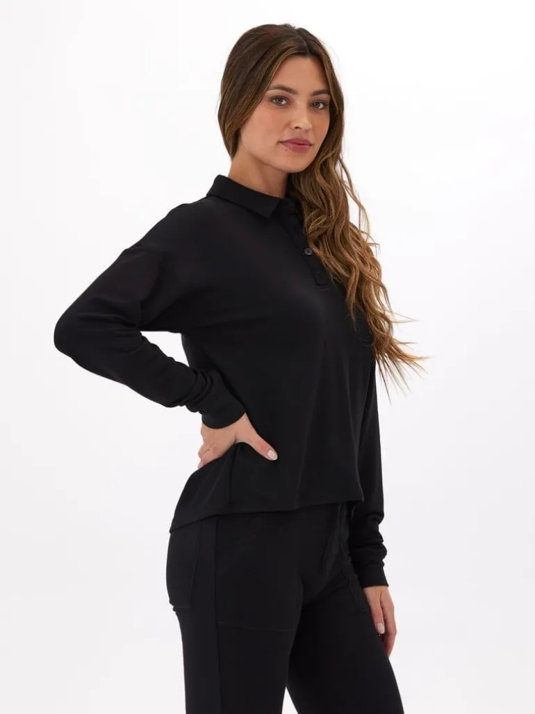 Eleanor Modal Terry Collared Top