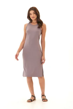 Harriett Luxe Jersey Tank Midi Dress