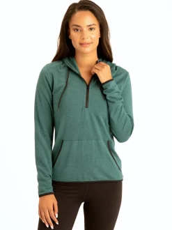 Kyanna FeatherLoop Half Zip Hoodie