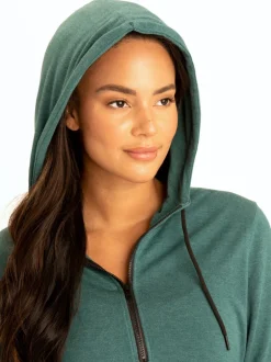 Kyanna FeatherLoop Half Zip Hoodie