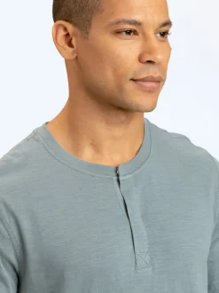 Leeroy Long Sleeve Slub Henley