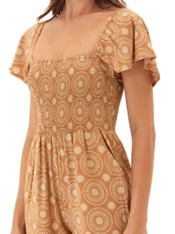 Lucille Medallion Print Woven Jumpsuit