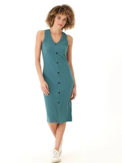 Micah Organic Rib Tank Midi Dress