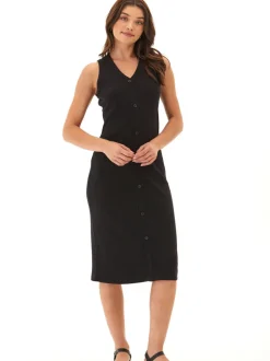 Micah Organic Rib Tank Midi Dress