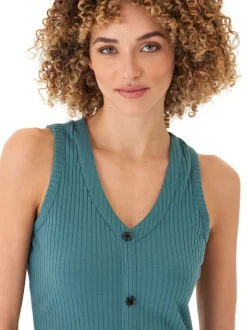 Micah Organic Rib Tank Midi Dress