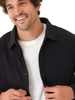 Mika Triblend Fleece Button Down