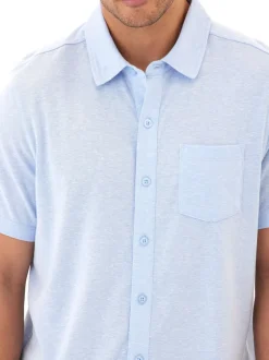 Paxton Triblend Button-Down Pocket Shirt