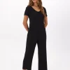 Rainey Modal Terry Short Sleeve Jumpsuit