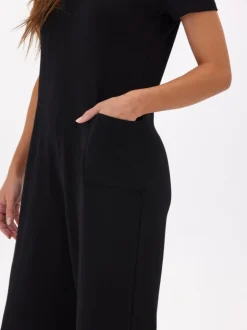 Rainey Modal Terry Short Sleeve Jumpsuit