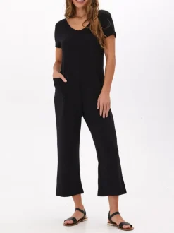 Rainey Modal Terry Short Sleeve Jumpsuit