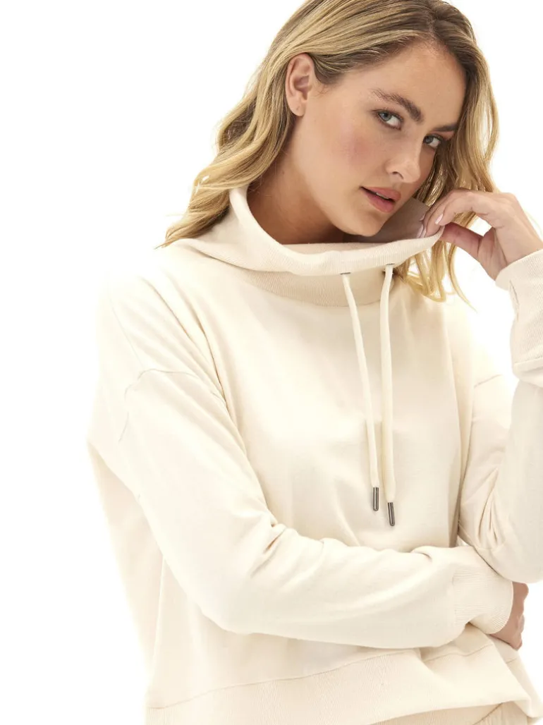 Shai Cozy Fleece Cowl Neck Pullover