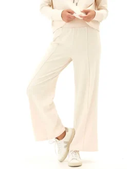 Shiloh Cozy Fleece Rib Mix Wide Leg Pant