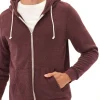 Triblend Zip Fleece Hoodie