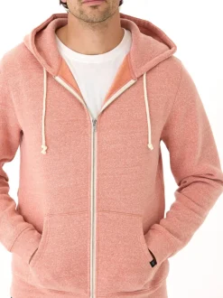 Triblend Zip Fleece Hoodie