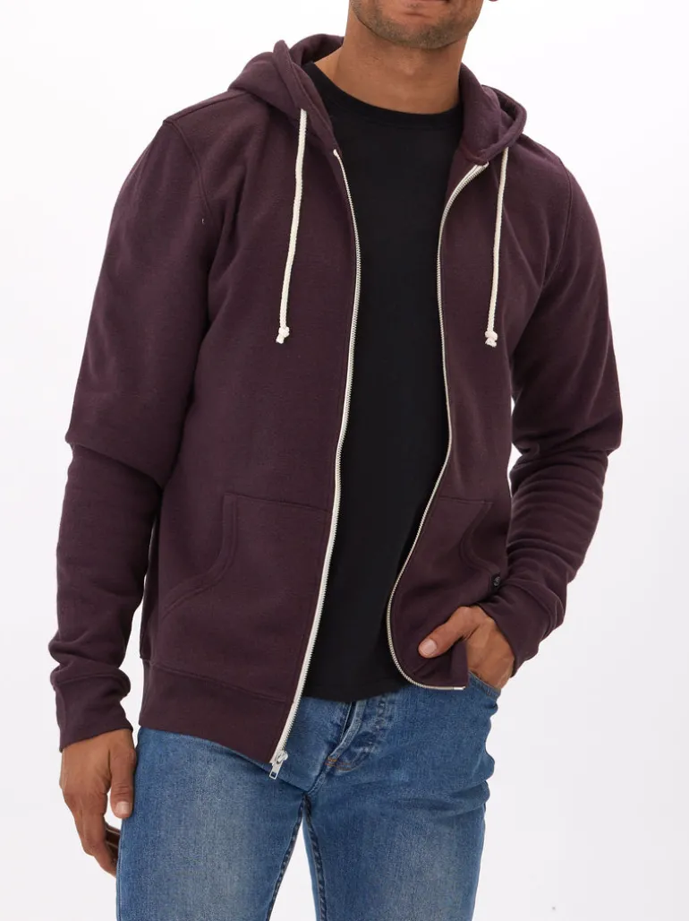 Triblend Zip Fleece Hoodie