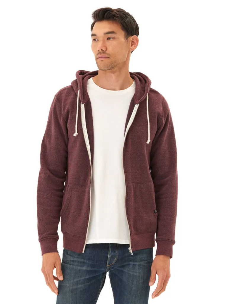 Triblend Zip Fleece Hoodie