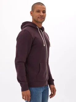 Triblend Zip Fleece Hoodie