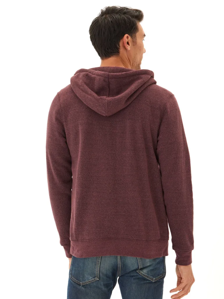 Triblend Zip Fleece Hoodie