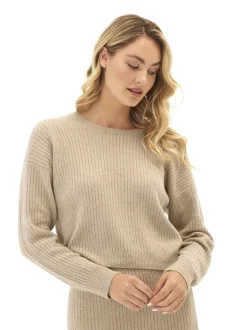 Yvonne Cozy Rib Pullover Sweater